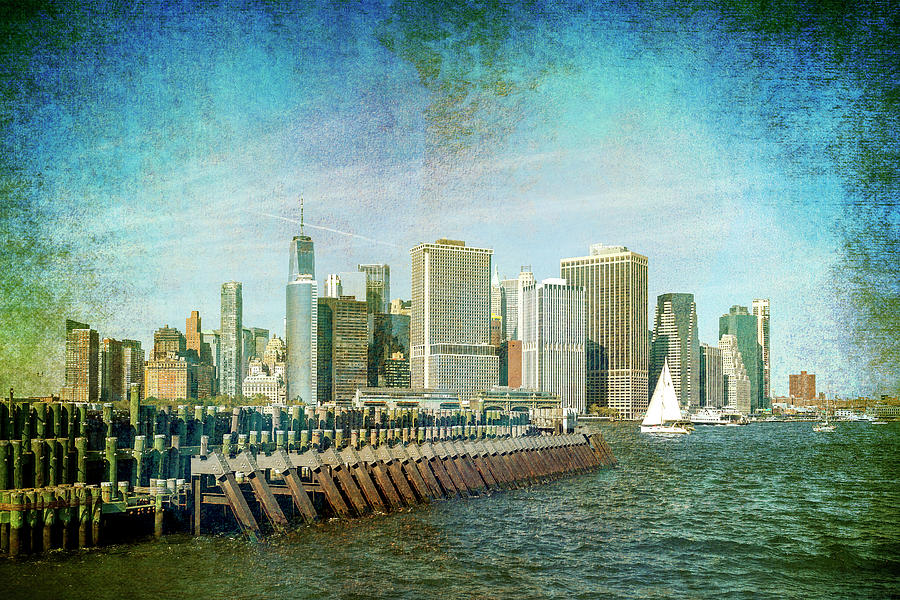 Lower Manhattan Photograph by Cate Franklyn
