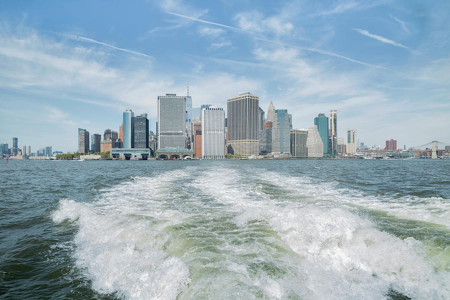 Lower Manhattan Island Photograph by Cate Franklyn Lower Manhattan Island Photograph by Cate Franklyn