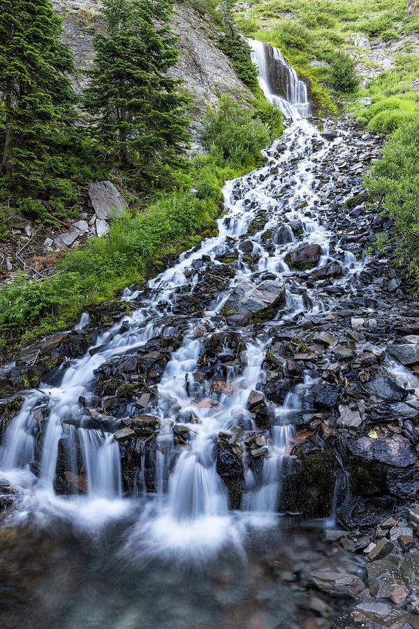 Landscape Photograph - Lower Vidae Falls by James Marvin Phelps Landscape Photograph - Lower Vidae Falls by James Marvin Phelps