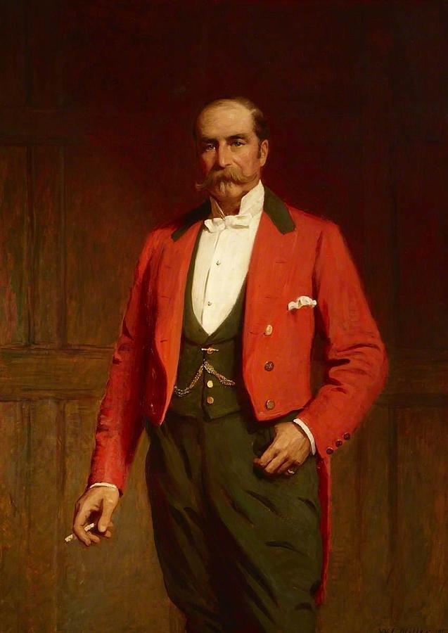 Lowry Egerton Cole 4th Earl of Enniskillen K P 18451924 Painting by
