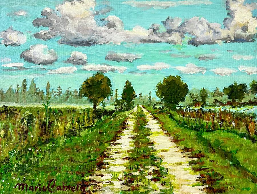 Loxahatchee In The Morning Painting by Mario Cabrera
