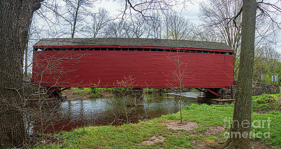 Loys Station Covered Bridge Photograph by Thomas Marchessault