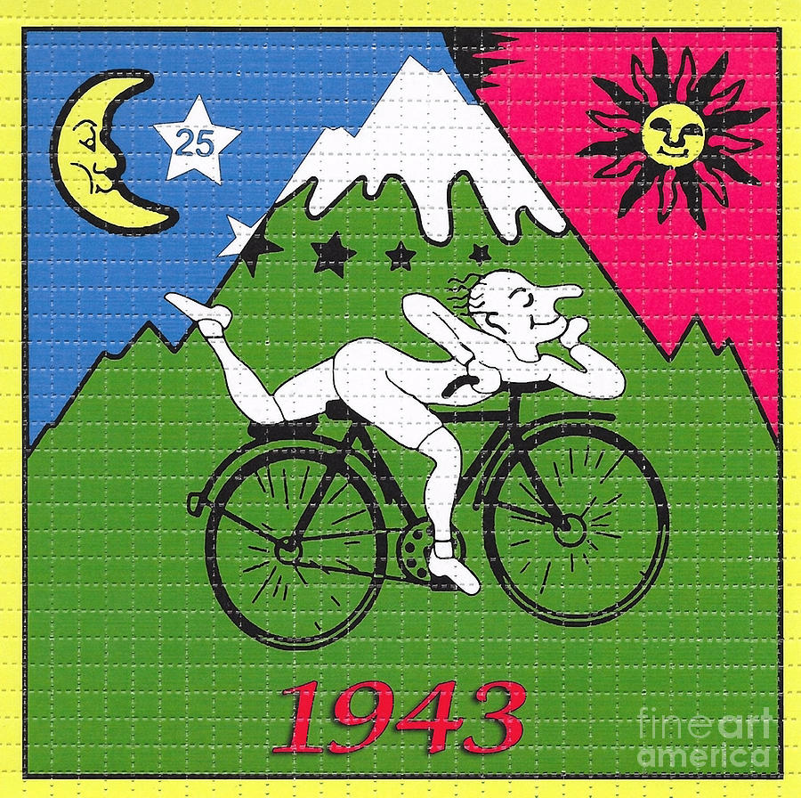 LSD 1943 Albert Hofmann Poster Digital Art by Bui Thai