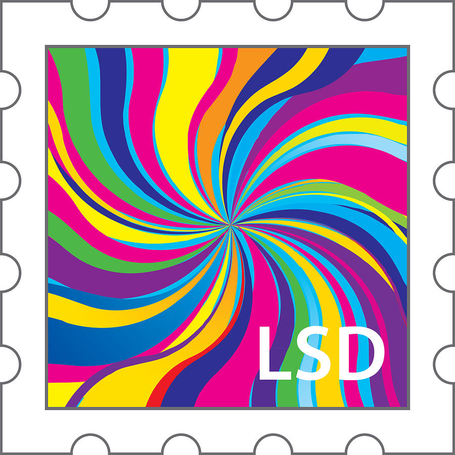 LSD Stamp icon Drawing by RobinOlimb LSD Stamp icon Drawing by RobinOlimb