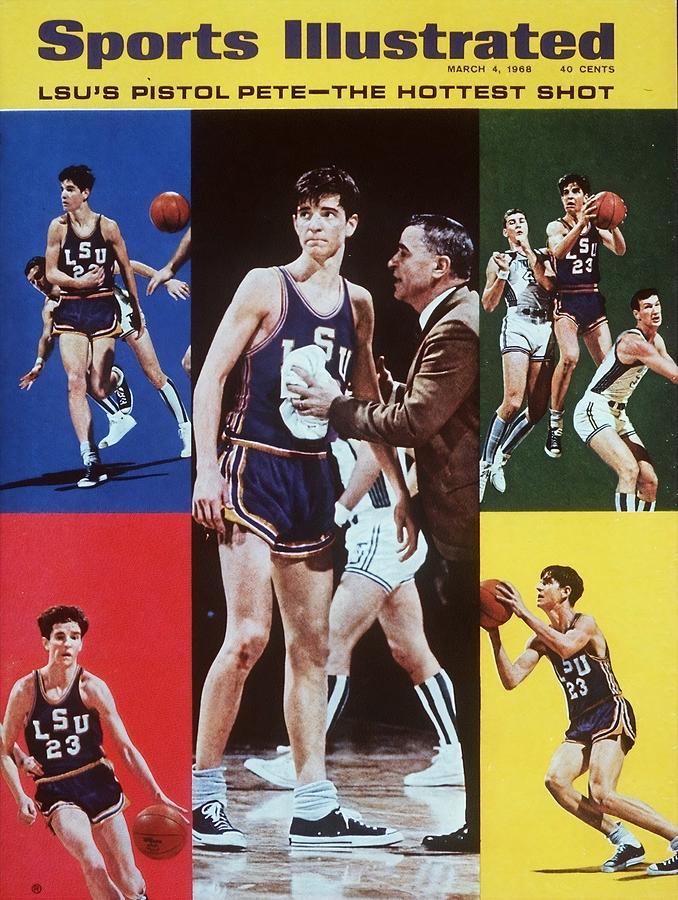 Lsu Pete Maravich Sports Illustrated Cover Photograph by Sports Illustrated