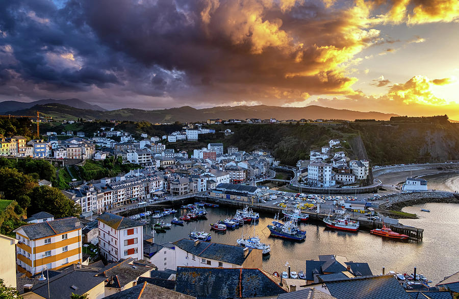 Landscape Photograph - Luarca by Andrei Dima Landscape Photograph - Luarca by Andrei Dima