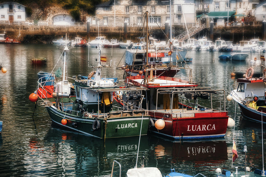 Luarca harbor Photograph by Micah Offman