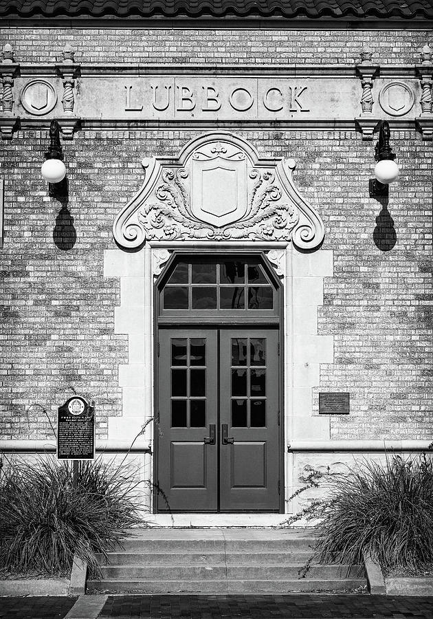 Lubbock Depot Entrance Photograph by Stephen Stookey