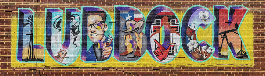 Lubbock Graffiti Wall Photograph by Stephen Stookey