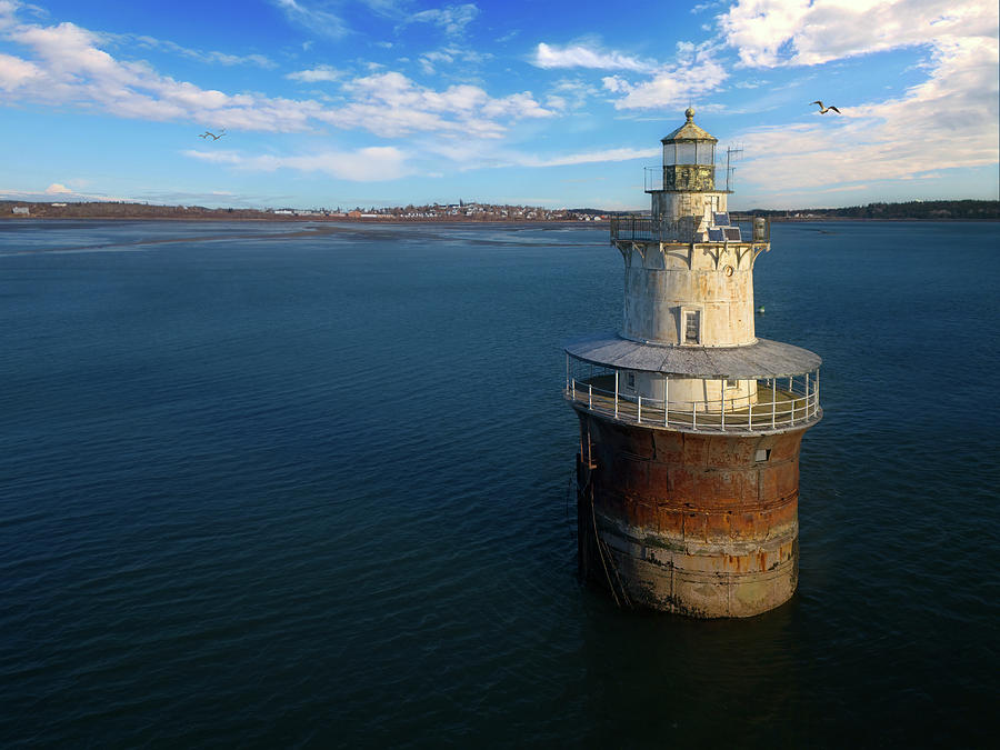 Lubec Channel Lighthouse Photograph by Rick Berk