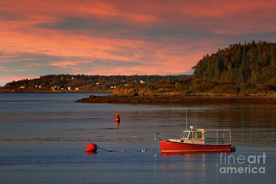Lubec Sunset Photograph by Jerry Fornarotto