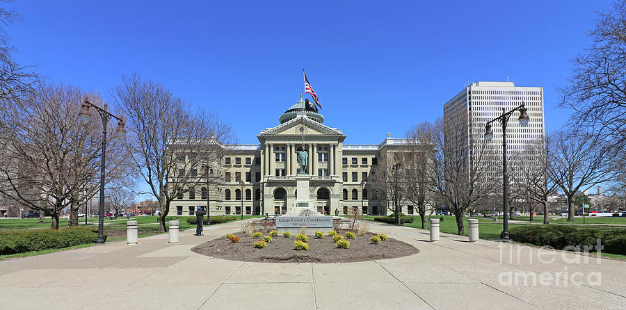 Lucas County Courthouse Toledo Ohio  3909 Photograph by Jack Schultz