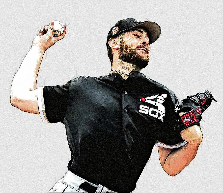 Lucas Giolito - RH Starting P - Chicago White Sox Digital Art by Bob ...