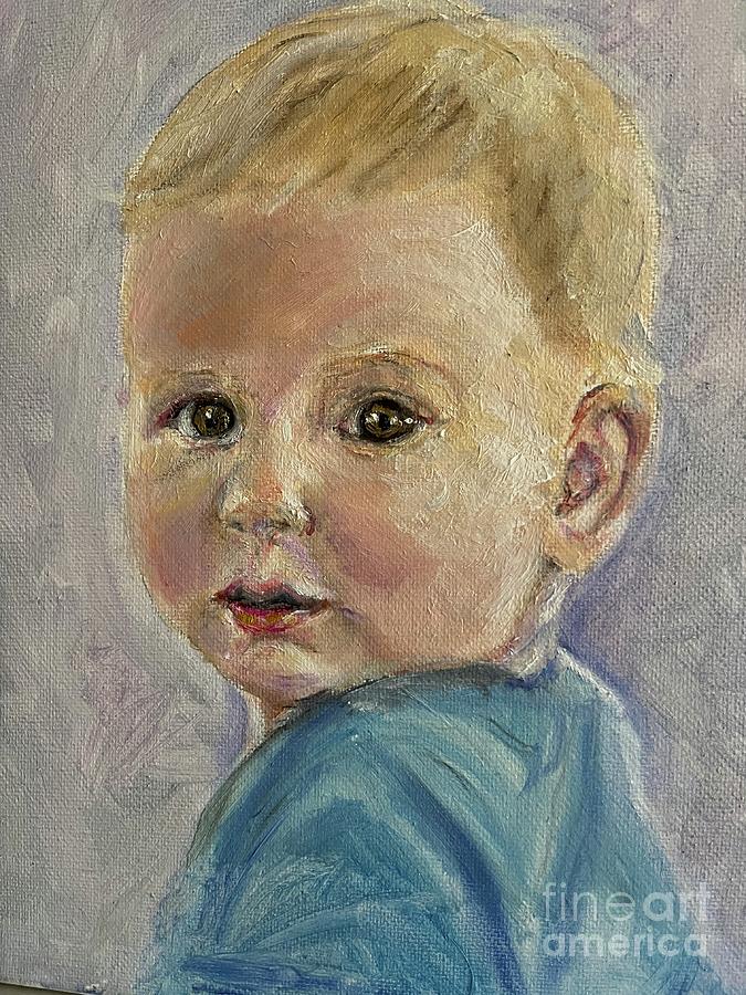 Lucas Painting by Nancy Anton