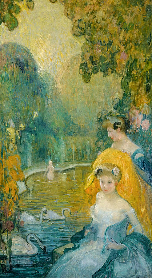 Lucien Victor Guirand De Scevola Le Bassin D Amour 1901 Painting