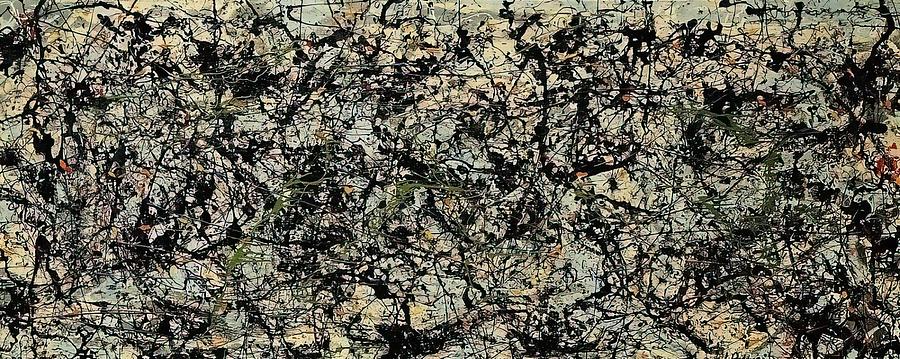 Abstract Painting - Lucifer by Jackson Pollock