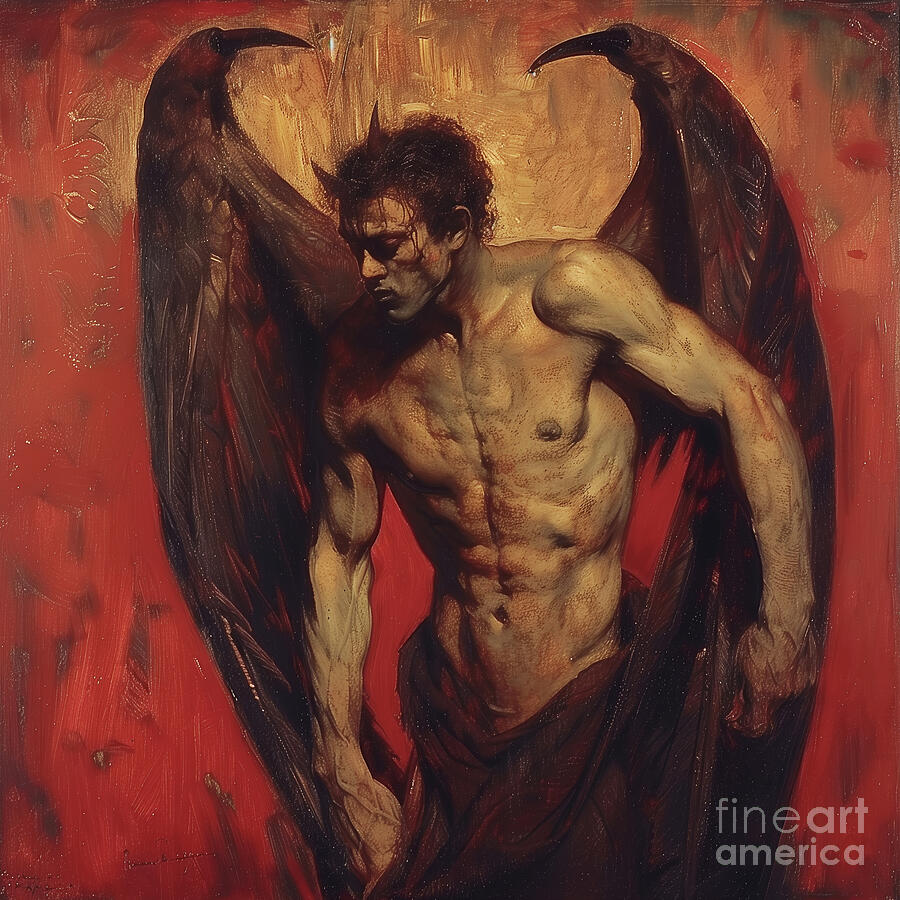 Fantasy Painting - Lucifer by Imagine ART