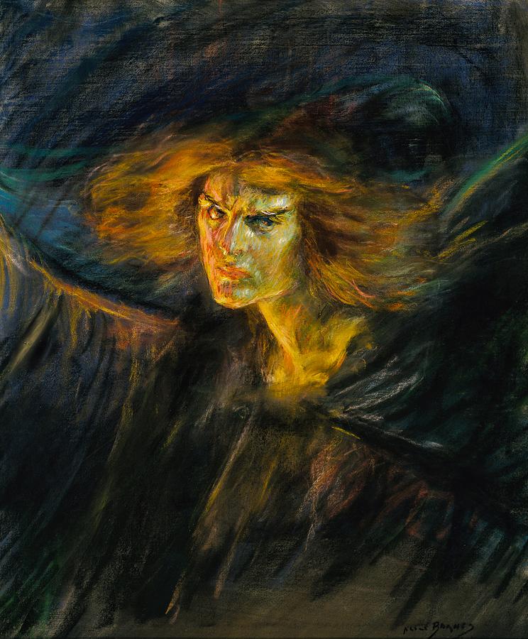 Lucifer, Natalie Clifford Barney Painting by Alice Pike Barney - Pixels ...