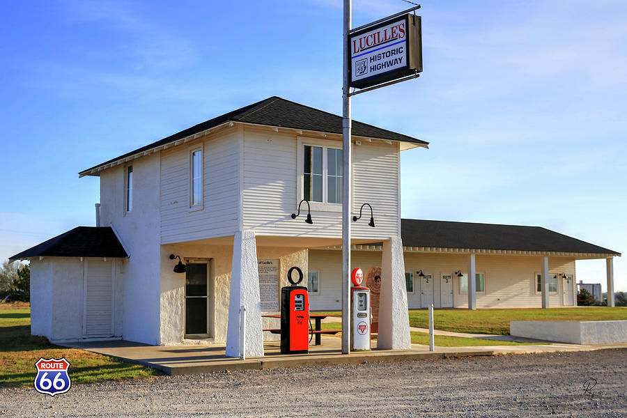 Lucilles Roadhouse on Route 66 Collector Edition Photograph by Robert Harris