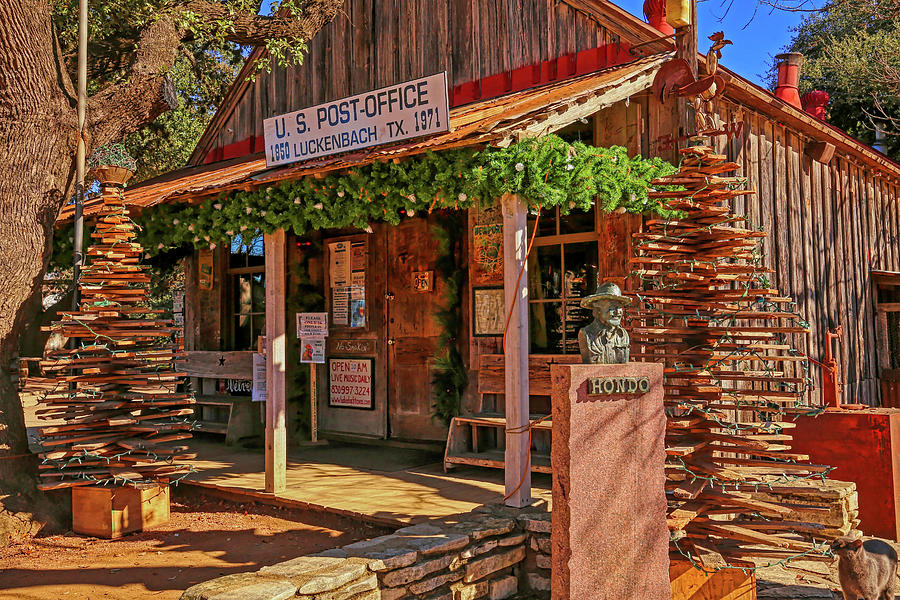 Luckenbach Christmas  Photograph by Judy Vincent