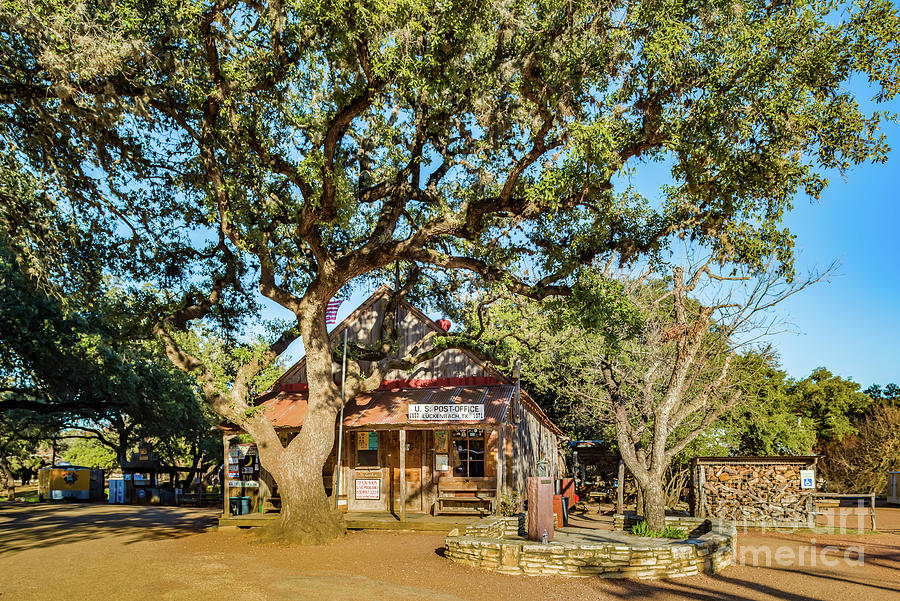Luckenbach Post Office Texas Photograph by Bee Creek Photography - Tod and Cynthia