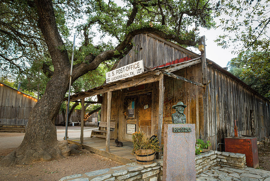 Luckenbach Post Office Photograph by Tim Stanley