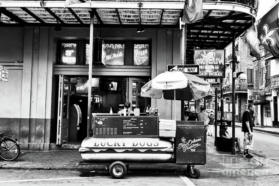 Lucky Dog Days on Bourbon Street New Orleans Photograph by John Rizzuto