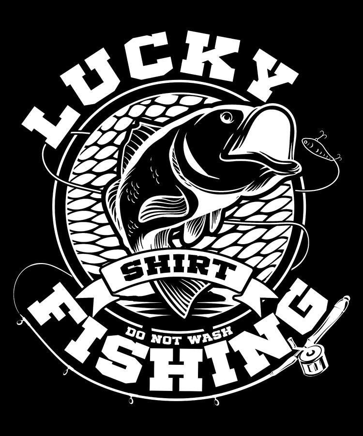 Lucky Fishing product Funny print Great Gift For Fisherman Digital Art by  Art Frikiland - Fine Art America