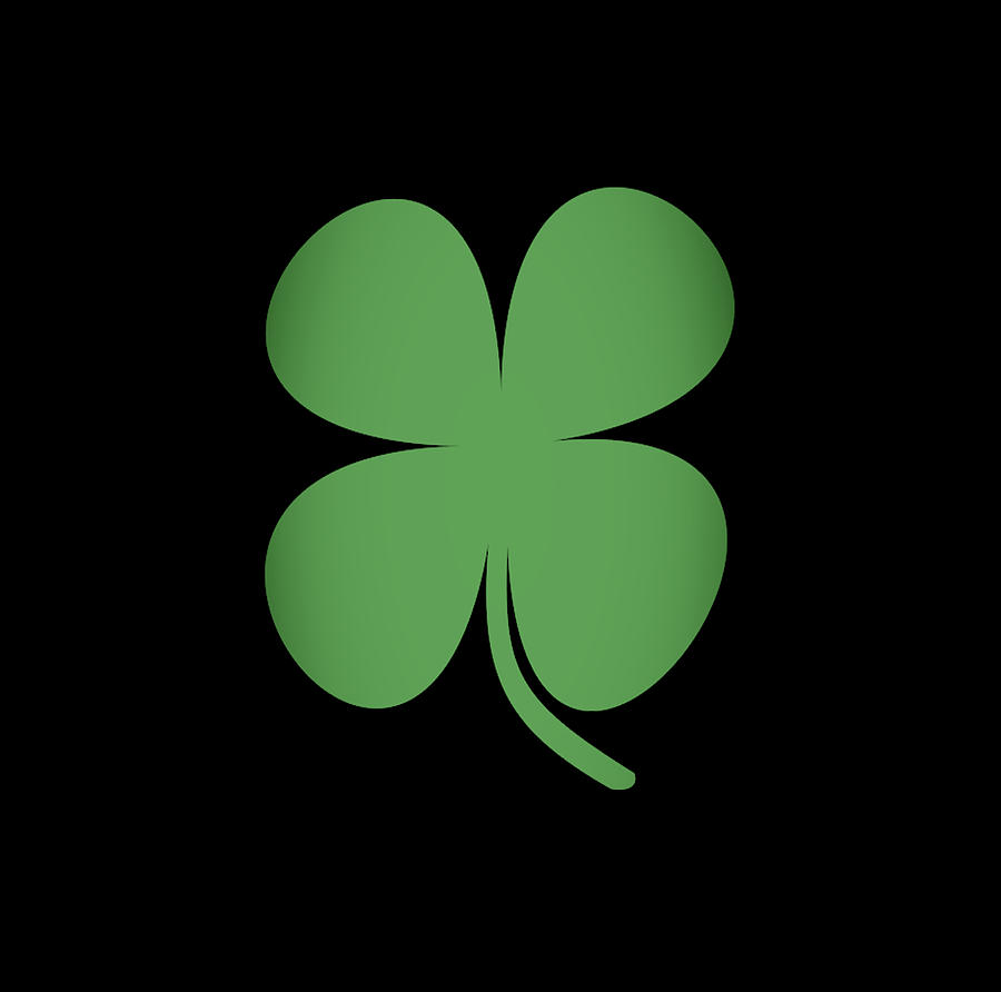 four leaf clover logo lucky