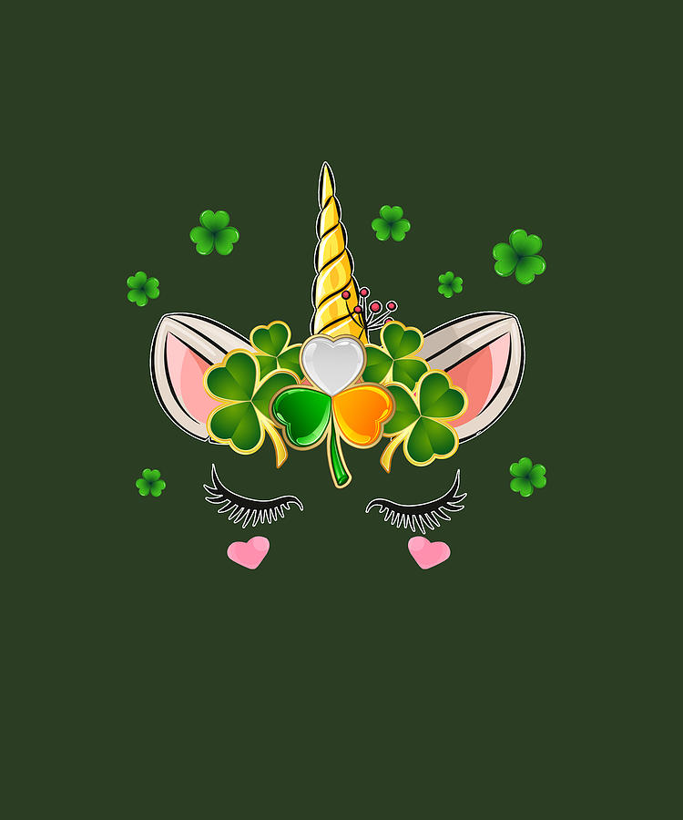 Download Lucky Irish Unicorn St Patricks Day Digital Art By Felix