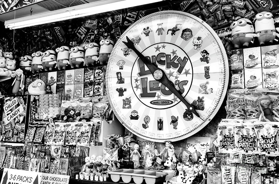 Lucky Leos Magic Wheel at Seaside Heights New Jersey Photograph by John Rizzuto