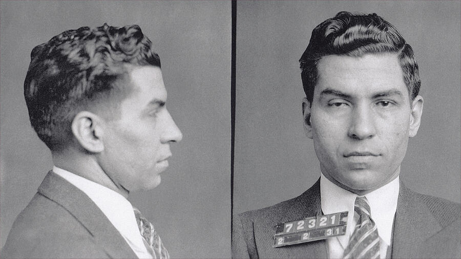 Lucky Luciano, Mobster, 1931 Photograph by Unknown Photographer - Fine ...