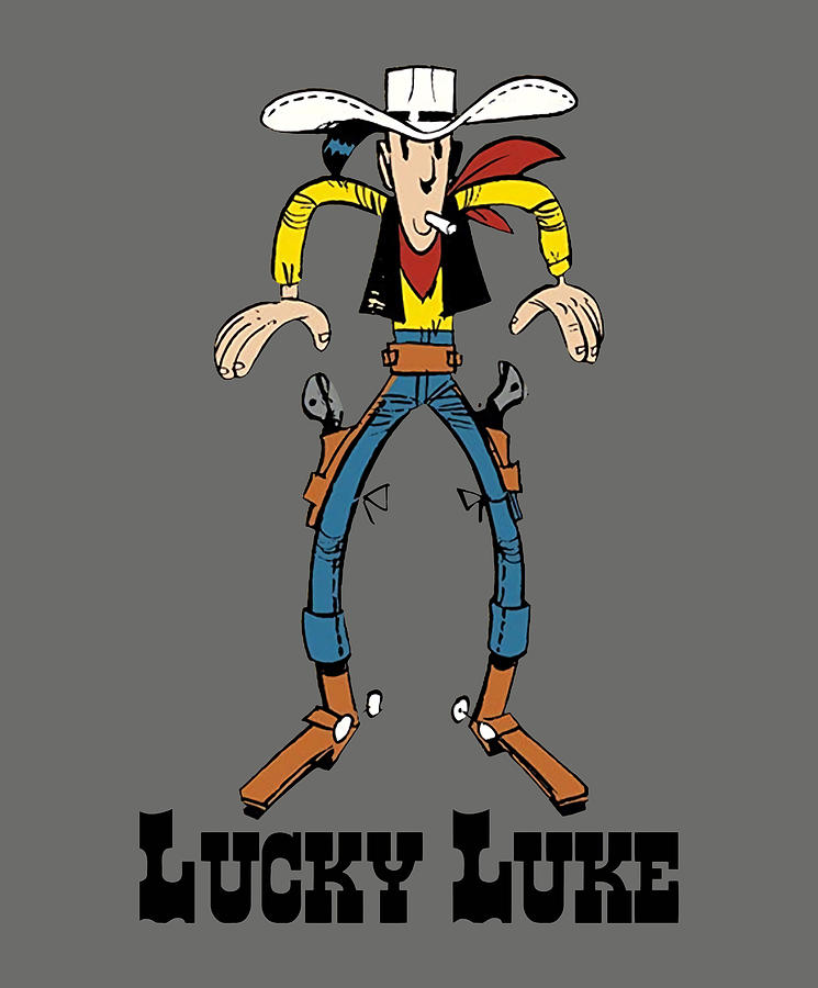 Lucky Luke Cowboy Digital Art by Jake Whitworth - Fine Art America