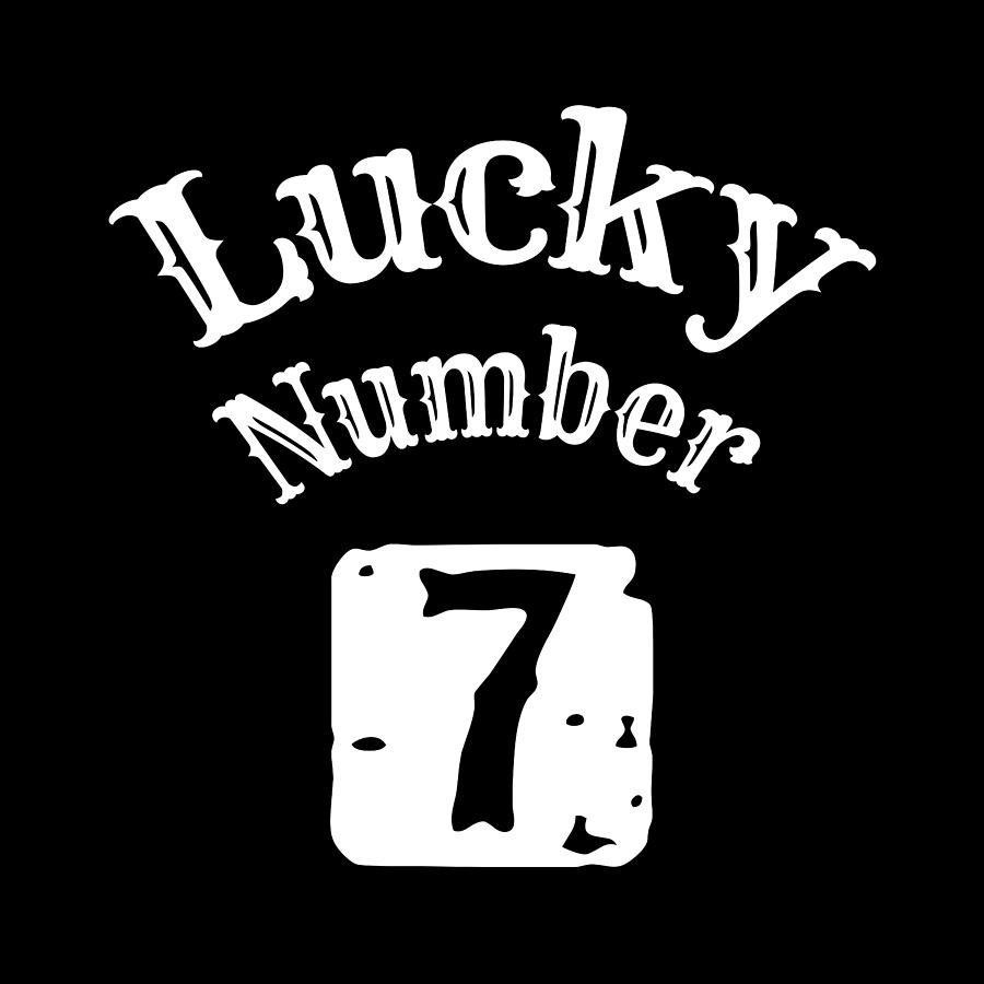 lucky number 7 clipart