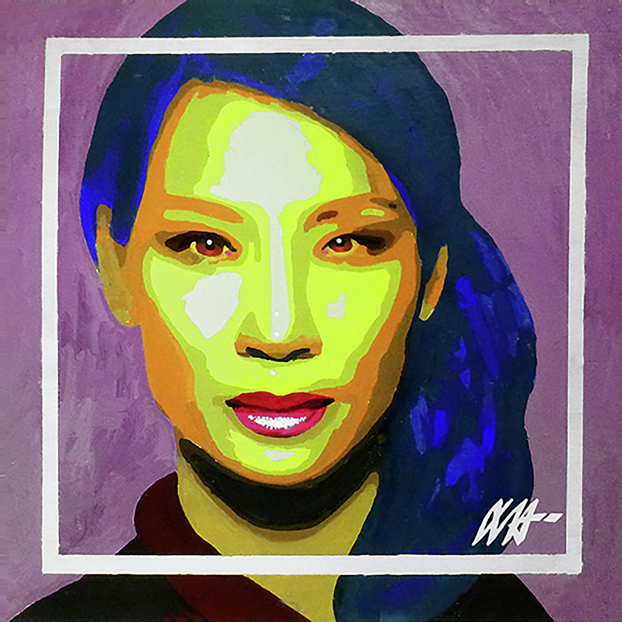 Lucy Liu portrait Painting by Christian Steagall Conde Fine Art America