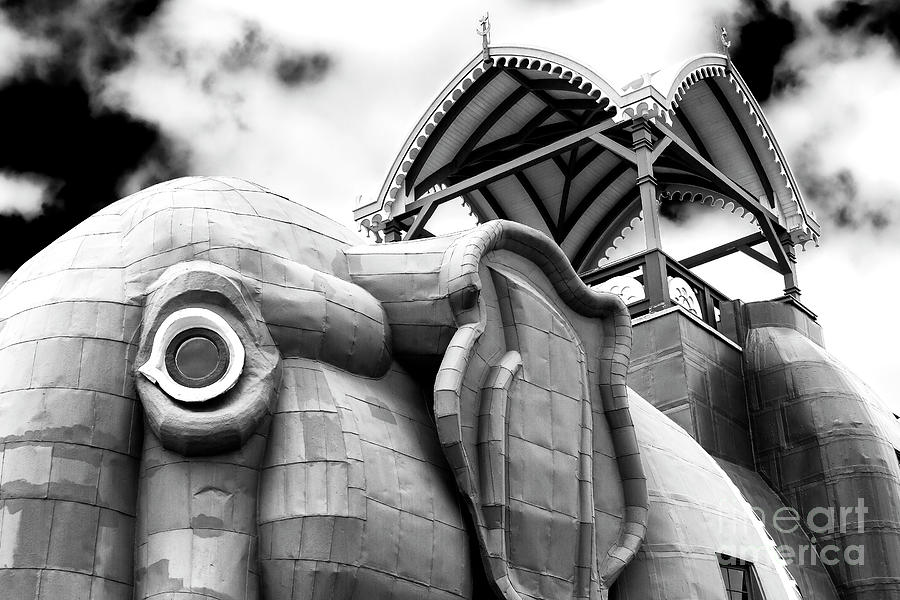 City Photograph - Lucy the Elephant Down the Jersey Shore by John Rizzuto