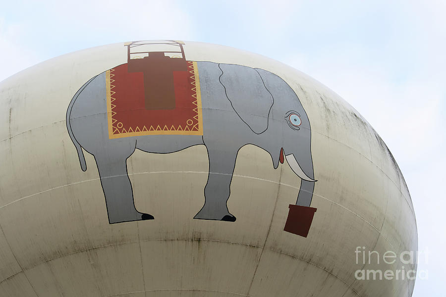 Lucy the Elephant Water Tower Reprise Margate NJ Photograph by John Van ...