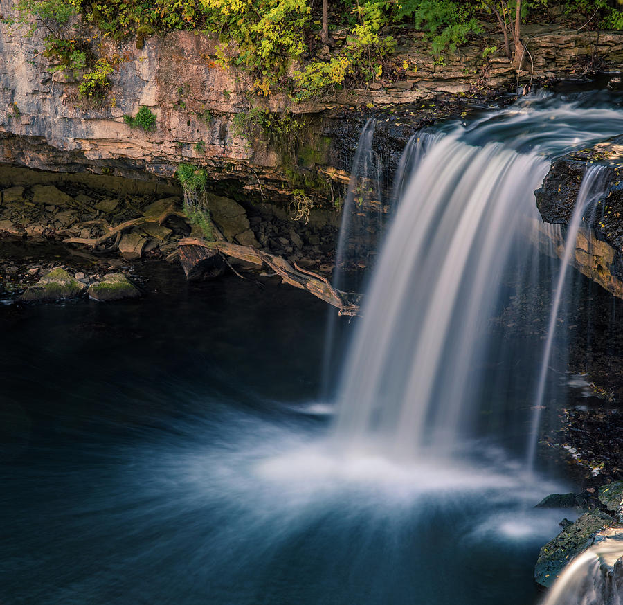 Waterfall Photograph - Ludlow Falls Ohio by Dan Sproul