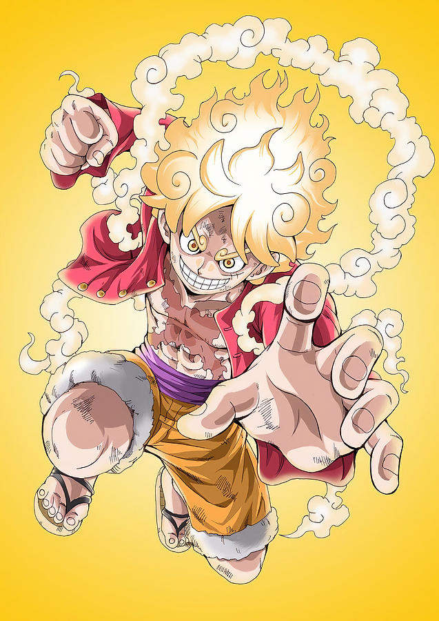 Luffy Gear 5 Digital Art by Lac Lac - Fine Art America