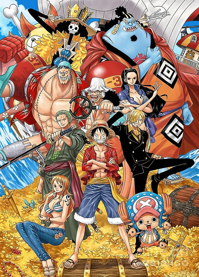 Luffy Team Painting by Dominic Campbell - Fine Art America