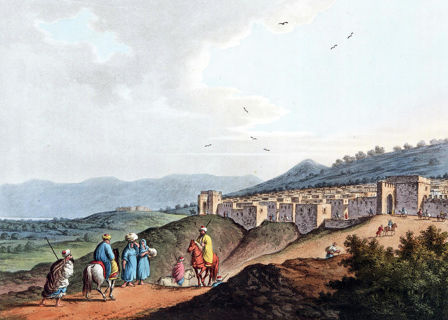Vintage Photograph - Luigi Mayer Bethlehem in 1810 by Munir Alawi