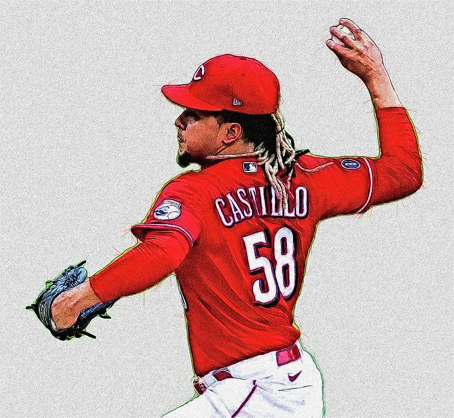  Luis Castillo Cincinnati Reds Poster Print, Baseball