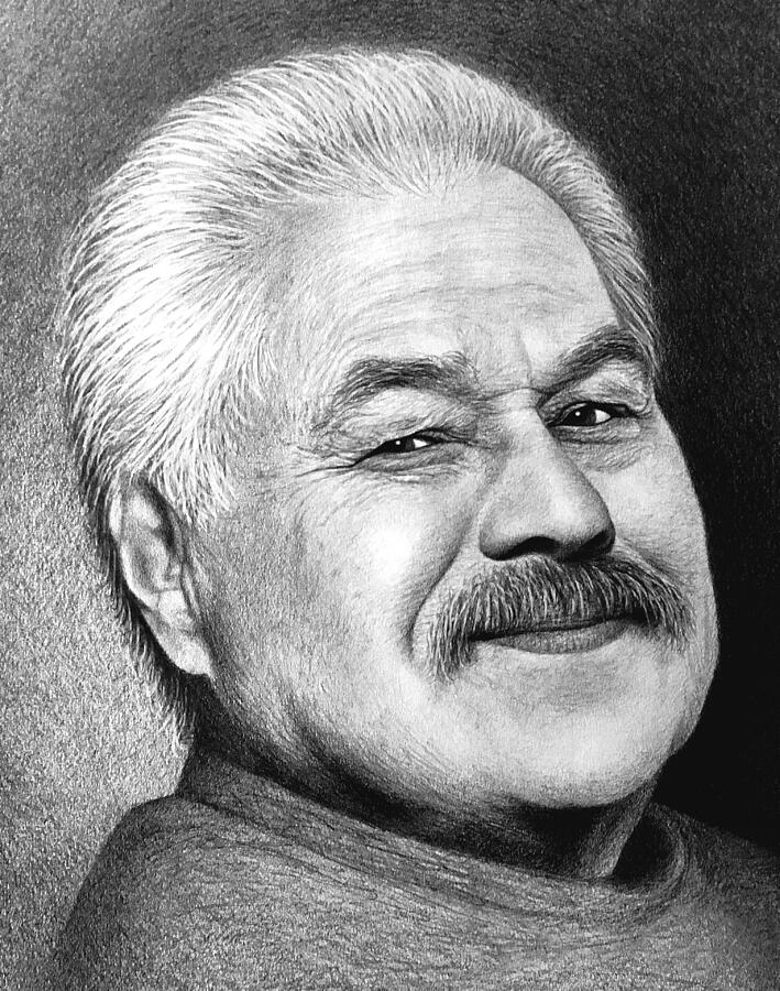 Luis Valdez Drawing by Michael Lightsey