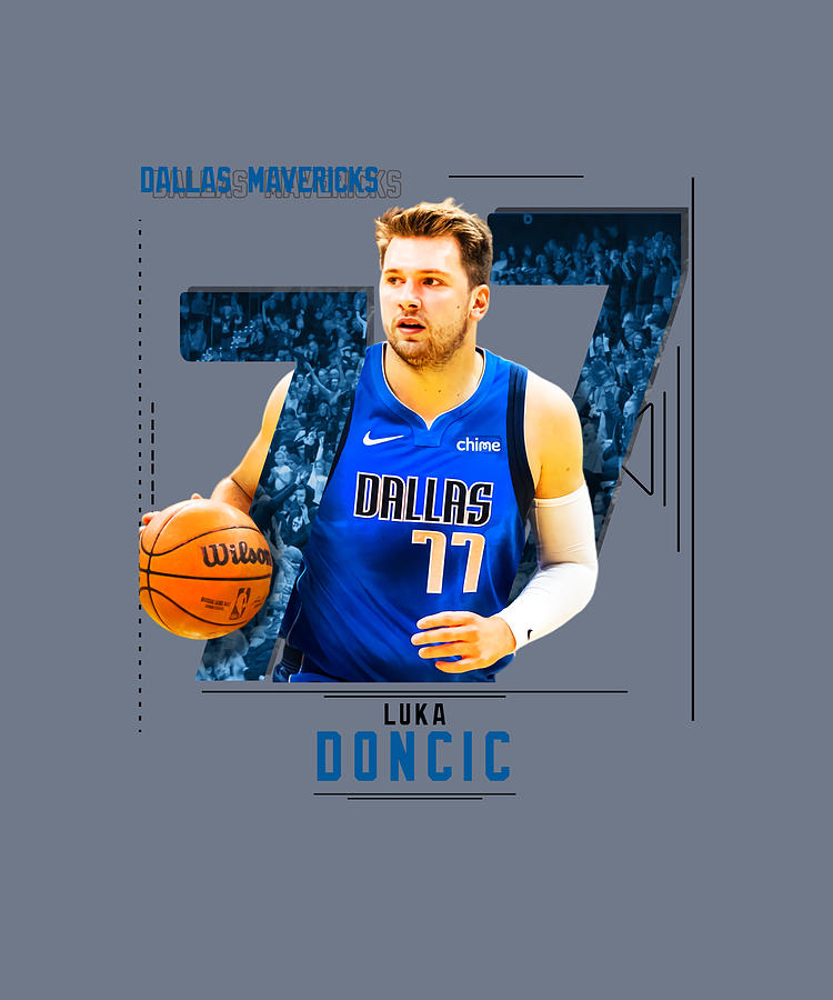 Luka Doncic Basketball Edit music stars Painting by Davis Knight | Pixels