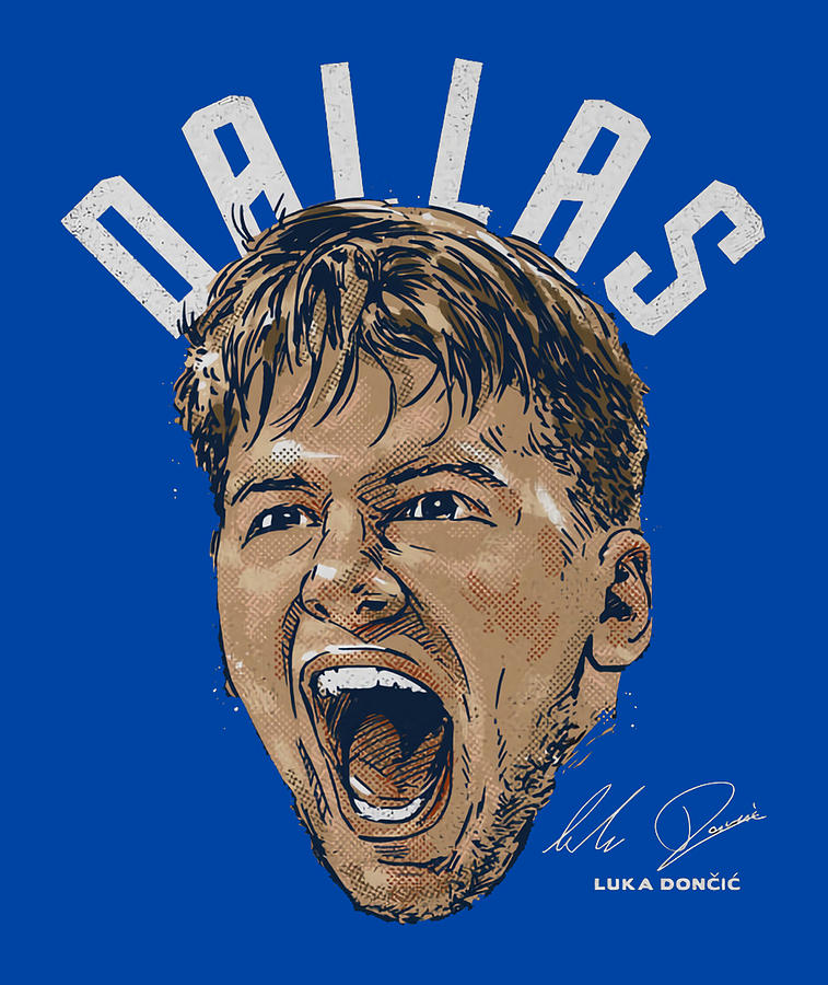 Luka Doncic Portrait City Arc Digital Art By Kelvin Kent Pixels