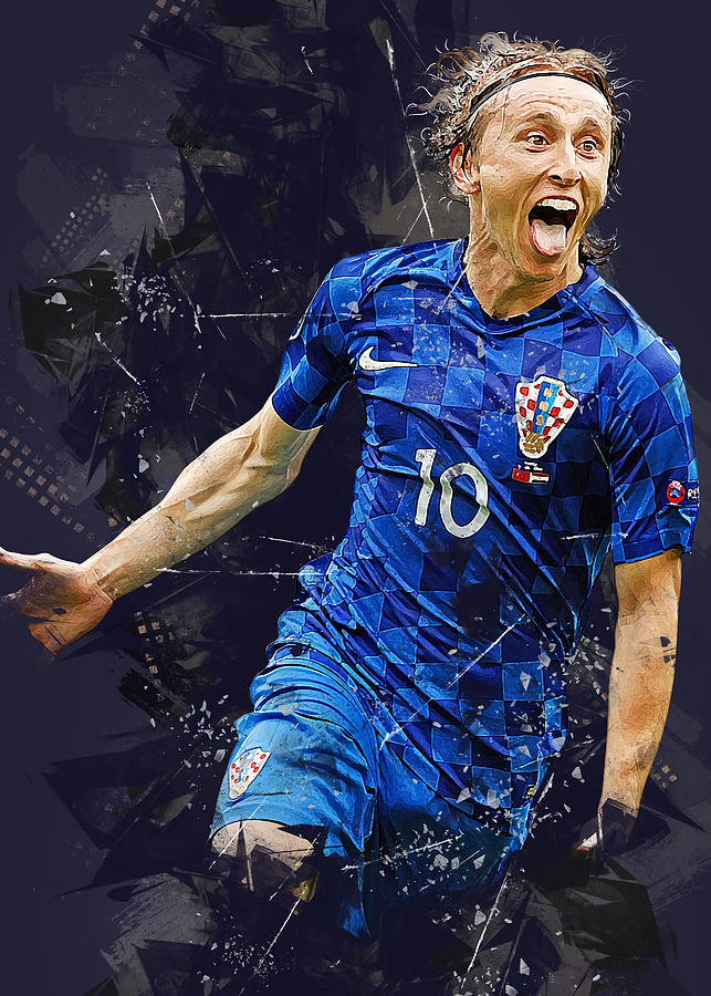 Luka Modric Poster Kaye Whitesel Tapestry - Textile by Chapman Dan | Pixels