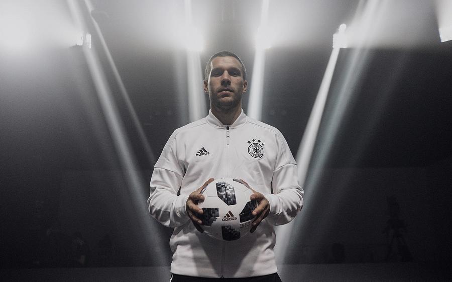 Lukas Podolski Adidas Telstar 18 FIFA World Cup 2018 German football ...
