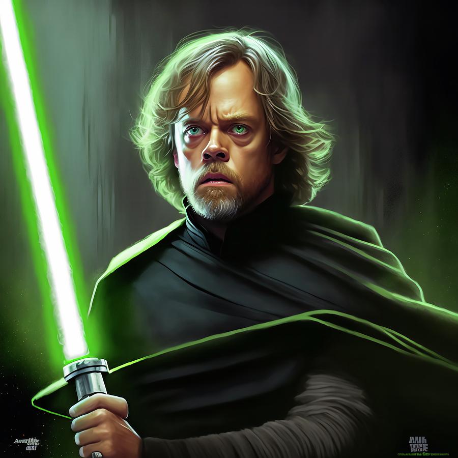 Luke Skywalker Digital Art by Creationistlife - Fine Art America