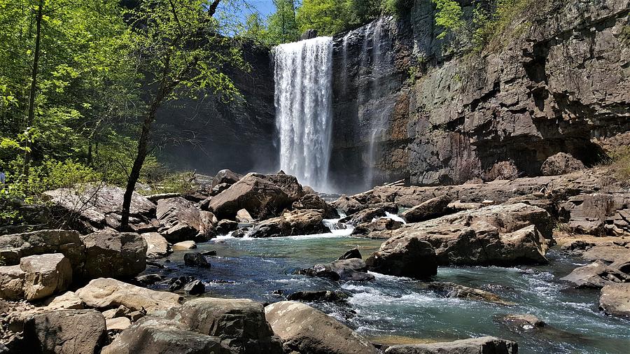 Lula Falls in Summer Photograph by Andrew Keller