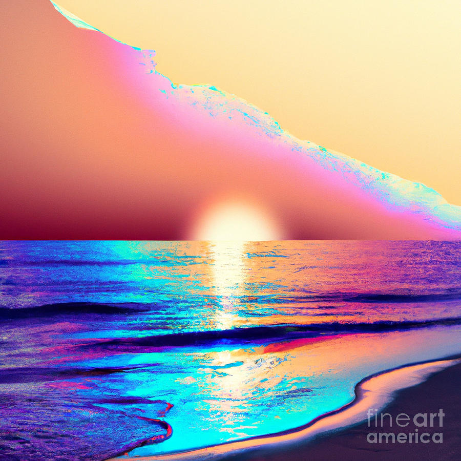 Luminescent Sunset Digital Art By Leonid Reyes Fine Art America